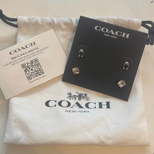 COACH Earring Set